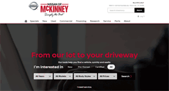 Desktop Screenshot of nissanofmckinney.com