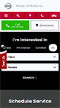 Mobile Screenshot of nissanofmckinney.com